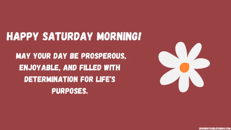 Saturday Morning Blessings: Welcoming Sunrise with Open Arms