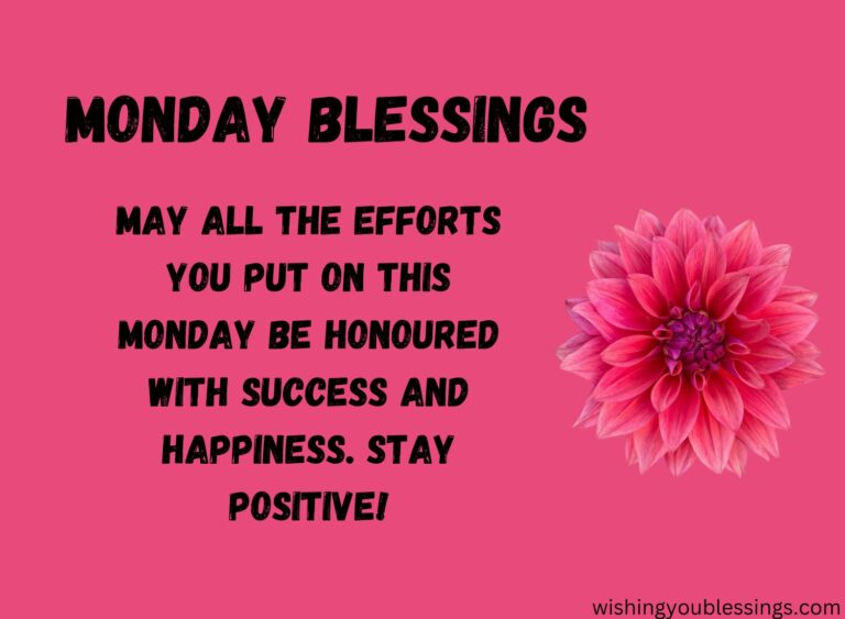 Monday Blessings Images, Wishes and Prayers