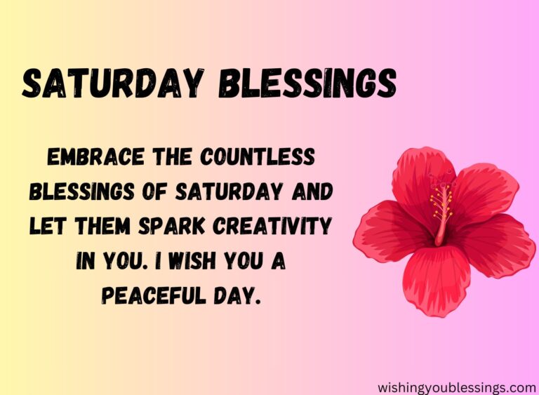 Saturday Blessings Images with Wishes & Quotes