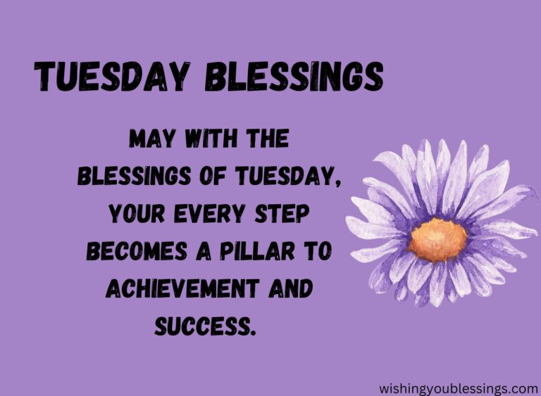 Tuesday Blessings Images with Quotes & Prayers