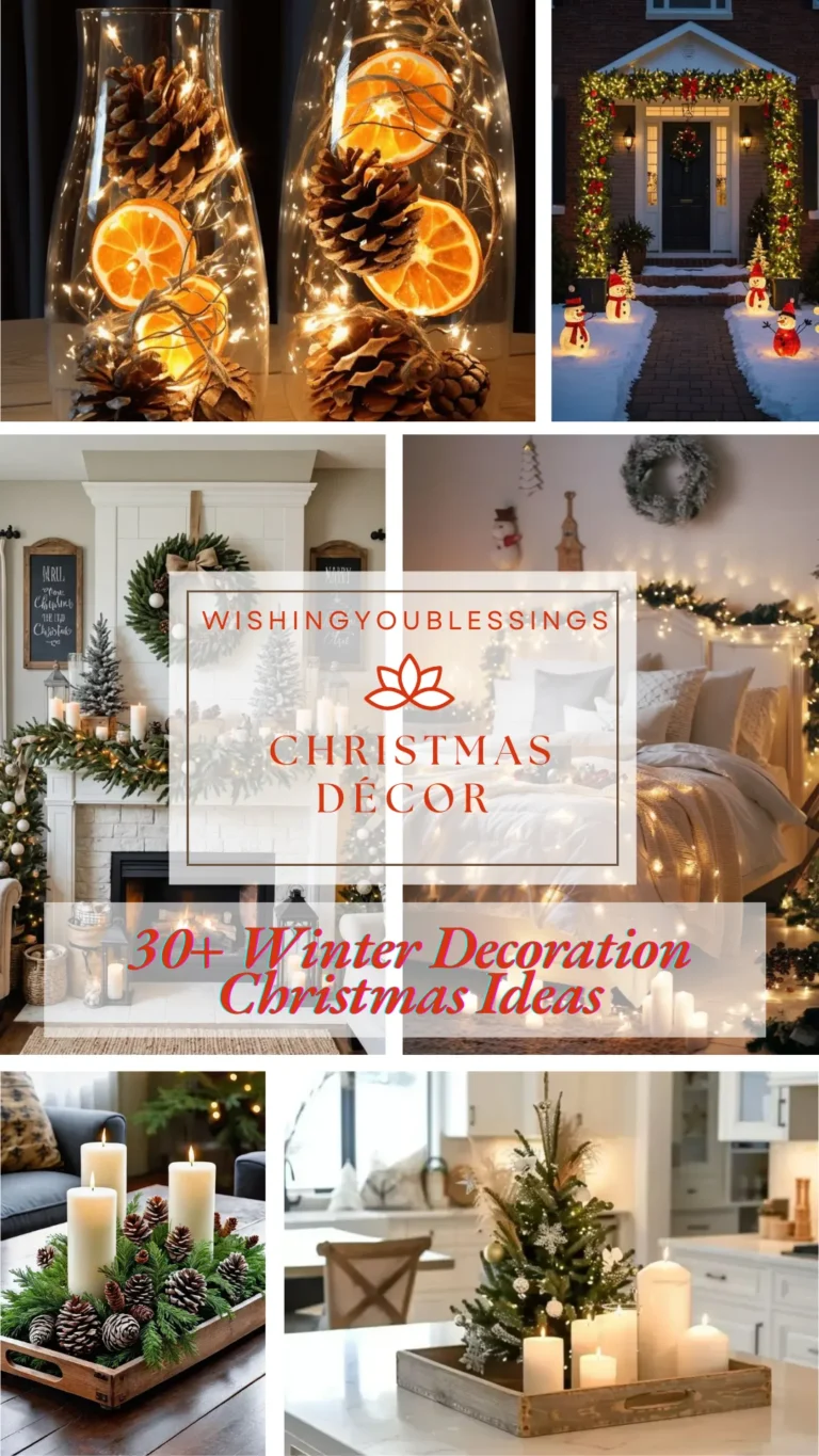 30+ Winter Decoration Christmas Ideas : Farmhouse, Centerpieces, Coffee Table ,Small Apartment etc.